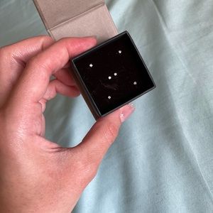 925, 10k 3 pairs of earrings bundle